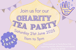 Tea party supporting Family Burns Club