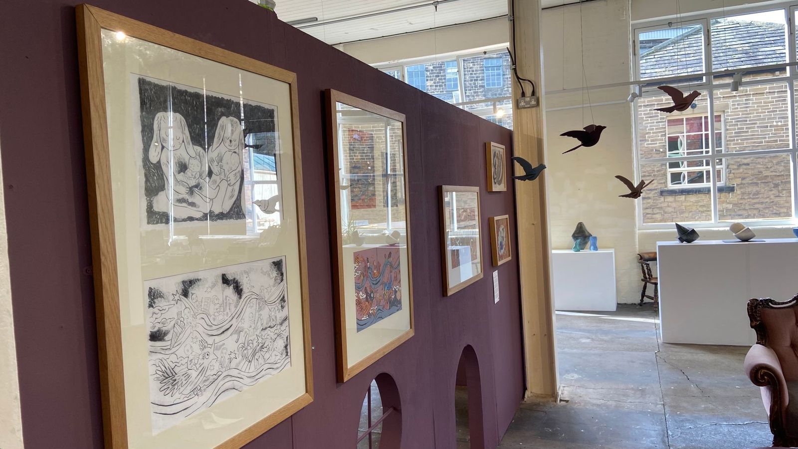 Sunny Bank Mills hosts exhibition about giving birth in lockdown