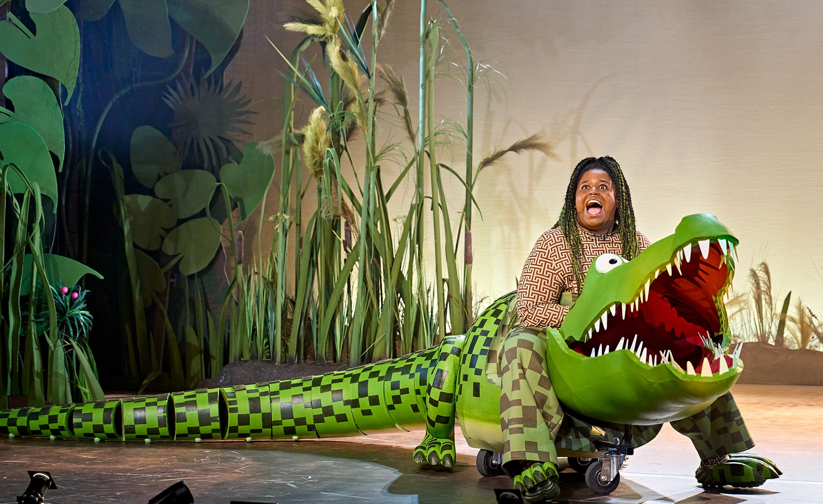 Joyous new production ‘snaps’ of Roald Dahl’s The Enormous Crocodile at Leeds Playhouse