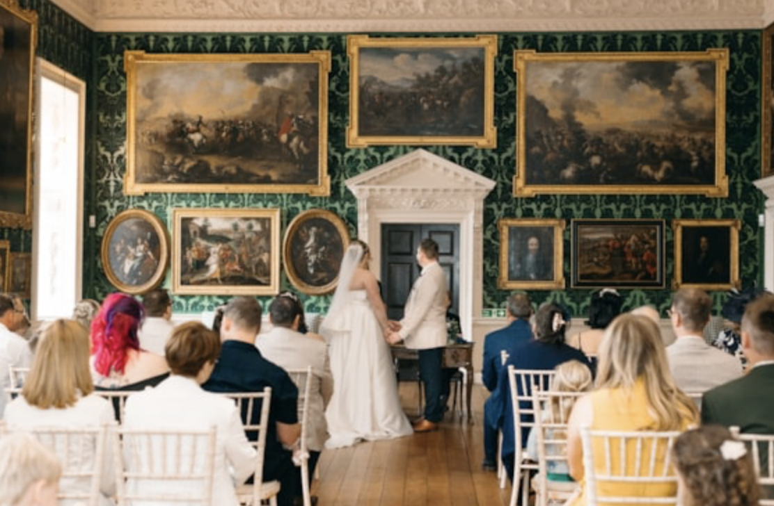 Couple's historic wedding day is picture perfect