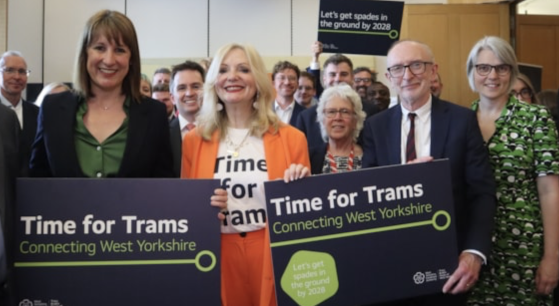 Major funding boost secured for West Yorkshire trams