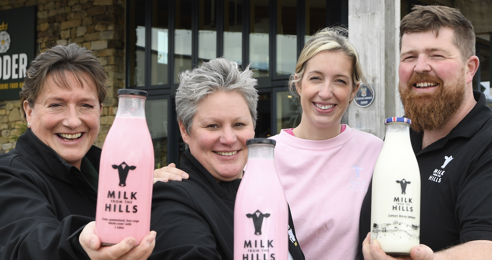 Fodder first with fresh milk vending machine