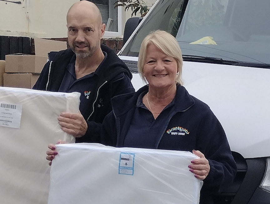 Bed Kingdom donates 70 mattresses to The Rainbow Baby Bank amid funding cuts