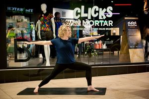 Yoga sessions for shoppers at Trinity Leeds
