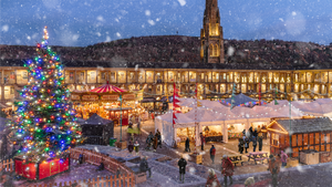Dancing and ice at The Piece Hall this Christmas