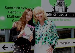 Success coach visits school to invite student to women in business event