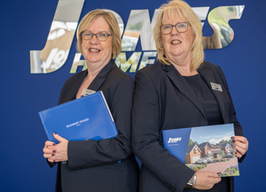 Family-run housebuilder is the perfect place to work for sisters Janette and Jackie