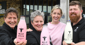 Fodder first with fresh milk vending machine