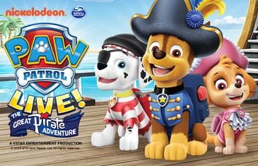 PAW Patrol ®Live! “The Great Pirate Adventure” is coming to Leeds