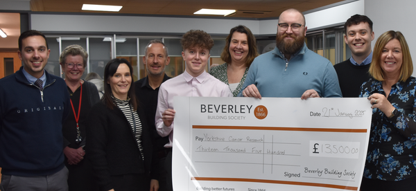 Beverley Building Society makes vital contribution to pioneering cancer research in Yorkshire