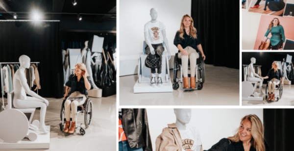 Primark & Sophie Morgan unveil new seated mannequin