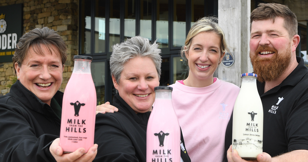 Fodder first with fresh milk vending machine